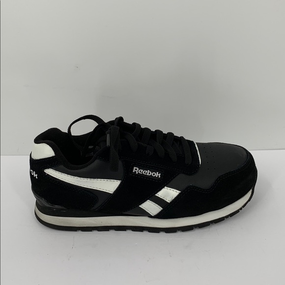 Reebok Other - Reebok Harman Work sneakers black leather composite safety toe tie men 7 WIDE